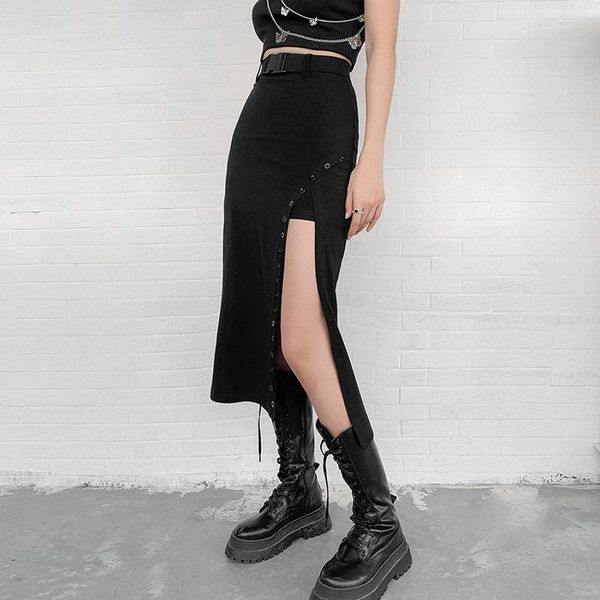 skirts gothic irregular handsome black half skirt side slits asymmetrical women rivet decoration streetwear
skirts gothic irregular handsome black half skirt side slits asymmetrical women rivet decoration streetwear