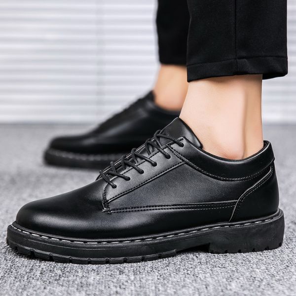 2022 spring autumn new casual non-slip leather martin boots men business waterproof shoe for male fashion chic men leather shoes, Black
2022 spring autumn new casual non-slip leather martin boots men business waterproof shoe for male fashion chic men leather shoes, Black
