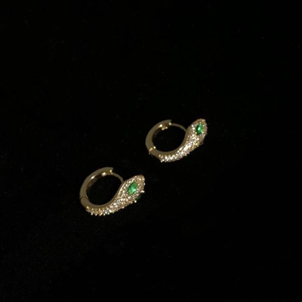 hoop & huggie snake-shaped zircon niche design high-grade earrings women's korean-style graceful online influencer, Golden;silver
hoop & huggie snake-shaped zircon niche design high-grade earrings women's korean-style graceful online influencer, Golden;silver