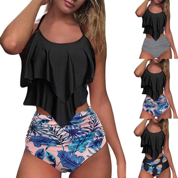 women's swimwear 2021 women high waist bikini swimming set summer two-piece push-up swimsuit beachwear biquini mujer feminino r5, White;black
women's swimwear 2021 women high waist bikini swimming set summer two-piece push-up swimsuit beachwear biquini mujer feminino r5, White;black