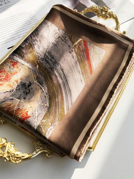 scarves earth color french style 100% silk scarf women square fashion lady shawl 110*110cm,, Blue;gray
scarves earth color french style 100% silk scarf women square fashion lady shawl 110*110cm,, Blue;gray