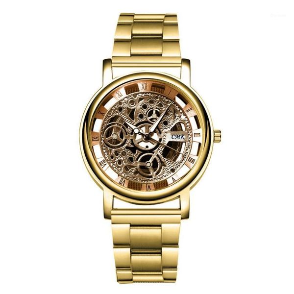 mens watches fashion silver golden luxury hollow dial stainless steel wrist watch clock retro gold relogio masculino wristwatches, Slivery;brown
mens watches fashion silver golden luxury hollow dial stainless steel wrist watch clock retro gold relogio masculino wristwatches, Slivery;brown