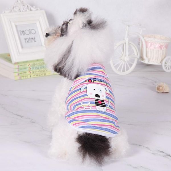 dog apparel summer pet clothes cartoon t-shirt soft puppy dogs clothing stripes shirt casual vests for small xs-xl
dog apparel summer pet clothes cartoon t-shirt soft puppy dogs clothing stripes shirt casual vests for small xs-xl