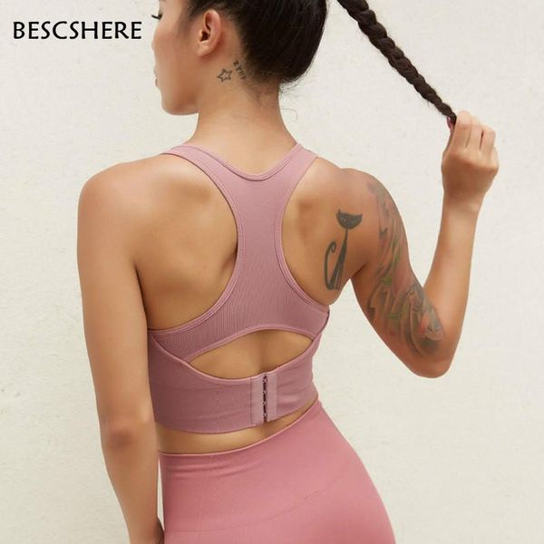 gym clothing bescshere racerback seamless padded sport fitness bras women high impact nylon yoga workout with adjustable buckle, White;black
gym clothing bescshere racerback seamless padded sport fitness bras women high impact nylon yoga workout with adjustable buckle, White;black