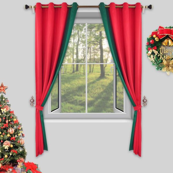 curtain & drapes christmas blackout curtains solid color red and green decoration can be customized
curtain & drapes christmas blackout curtains solid color red and green decoration can be customized