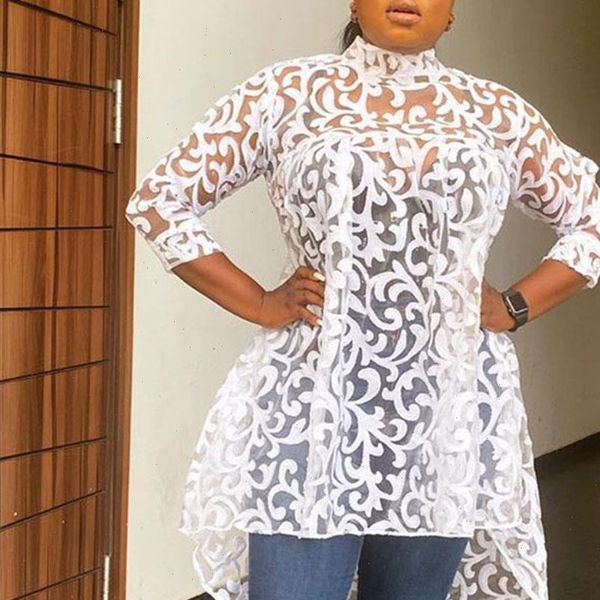 sheer african fashion white lace plus size blouse women summer fall office lady work wear 3xl long shirt 2021
sheer african fashion white lace plus size blouse women summer fall office lady work wear 3xl long shirt 2021