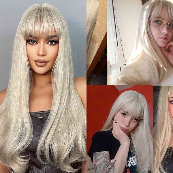 hair synthetic wigs cosplay henry margu long platinum blonde wavy synthetic wigs for women natural cosplay party with bangs heat resistant d, Black
hair synthetic wigs cosplay henry margu long platinum blonde wavy synthetic wigs for women natural cosplay party with bangs heat resistant d, Black