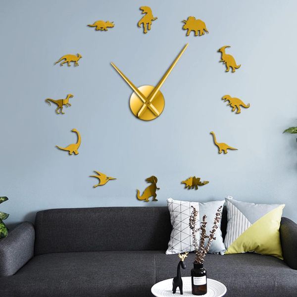 wall clocks jurassic dinosaurs art t-rex diy large clock kids room decoration giant frameless dino modern watch
wall clocks jurassic dinosaurs art t-rex diy large clock kids room decoration giant frameless dino modern watch