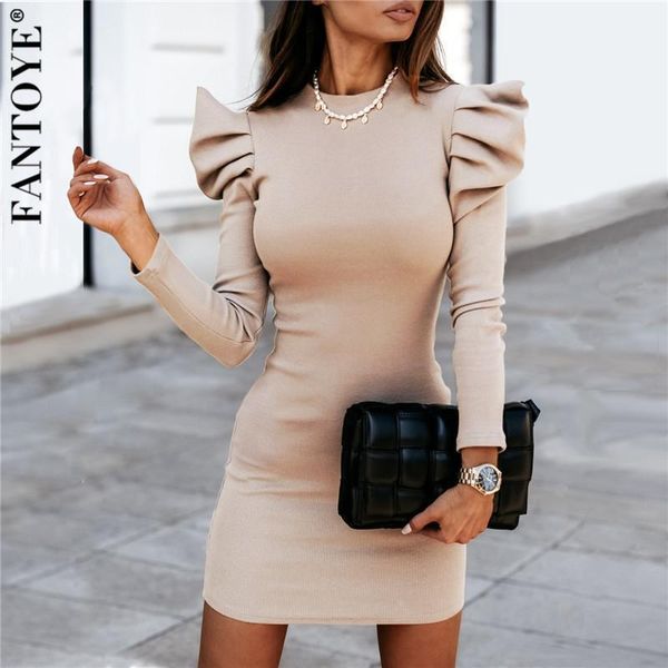 fantoye winter cotton puff sleeve skinny dress for women fashion solid high street mini casual khaki party evening vestido dresses, Black;gray
fantoye winter cotton puff sleeve skinny dress for women fashion solid high street mini casual khaki party evening vestido dresses, Black;gray