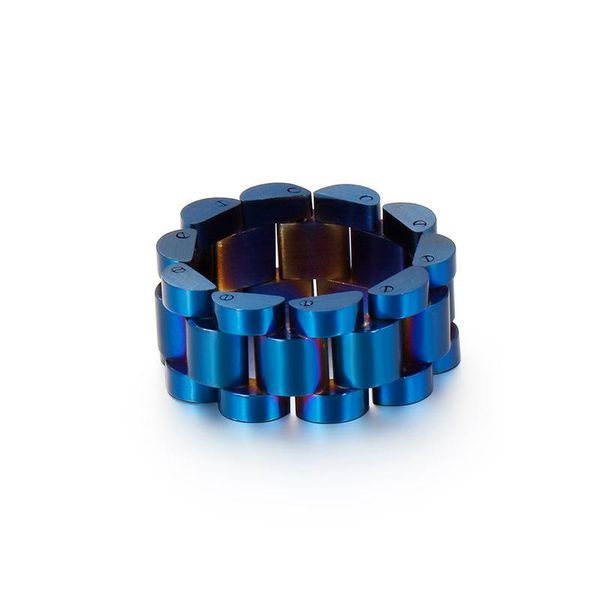 wedding rings blue rainbow stainless steel watch chain style ring adjustment size gold & silver color hip hop fashion charm 8-12, Slivery;golden
wedding rings blue rainbow stainless steel watch chain style ring adjustment size gold & silver color hip hop fashion charm 8-12, Slivery;golden