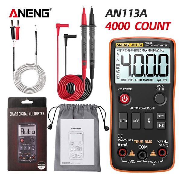 multimeters an113a digital multimeter lcd display 4000 counts intelligent automatic measurement ac/dc voltage tester
multimeters an113a digital multimeter lcd display 4000 counts intelligent automatic measurement ac/dc voltage tester