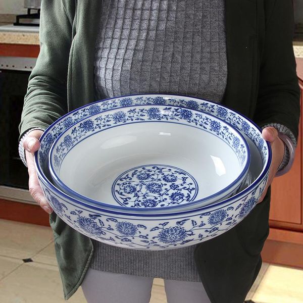 bowls 10-12 inch large serving bowl chinese blue and white porcelain ceramic ramen seafood steak salad soup tableware
bowls 10-12 inch large serving bowl chinese blue and white porcelain ceramic ramen seafood steak salad soup tableware