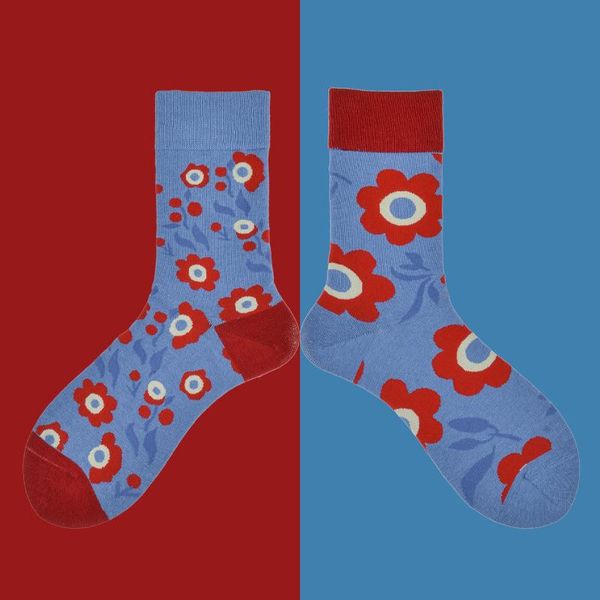 men's socks 1 pair trendy cotton high creative cartoon florets autumn and winter stockings female, Black
men's socks 1 pair trendy cotton high creative cartoon florets autumn and winter stockings female, Black