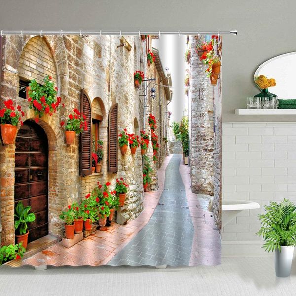 shower curtains nordic ltaly street alley garden flowers scenery bathroom decoration waterproof fabric bath curtain with hooks
shower curtains nordic ltaly street alley garden flowers scenery bathroom decoration waterproof fabric bath curtain with hooks