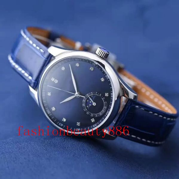 imported 2824 movement watch size 34x12mm simple and elegant willow-shaped blue steel quenched hand exquisite lady mechanical wristwatches, Slivery;brown 
imported 2824 movement watch size 34x12mm simple and elegant willow-shaped blue steel quenched hand exquisite lady mechanical wristwatches, Slivery;brown