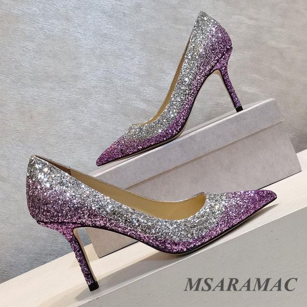 bling bling color sequin gradient high heels leather lining pointed toe women dress shoes street ladies party shoes, Black
bling bling color sequin gradient high heels leather lining pointed toe women dress shoes street ladies party shoes, Black