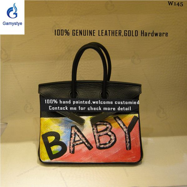 art oil fashion shoulder bags handbags women famous brand hand drawing graffiti baby designer handbags high quality, Black;red
art oil fashion shoulder bags handbags women famous brand hand drawing graffiti baby designer handbags high quality, Black;red