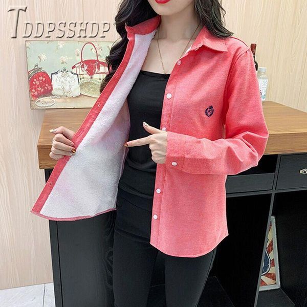 women's blouses & shirts 2021 autumn winter thick women blouse korean warm lining with fluff lapel female, White
women's blouses & shirts 2021 autumn winter thick women blouse korean warm lining with fluff lapel female, White