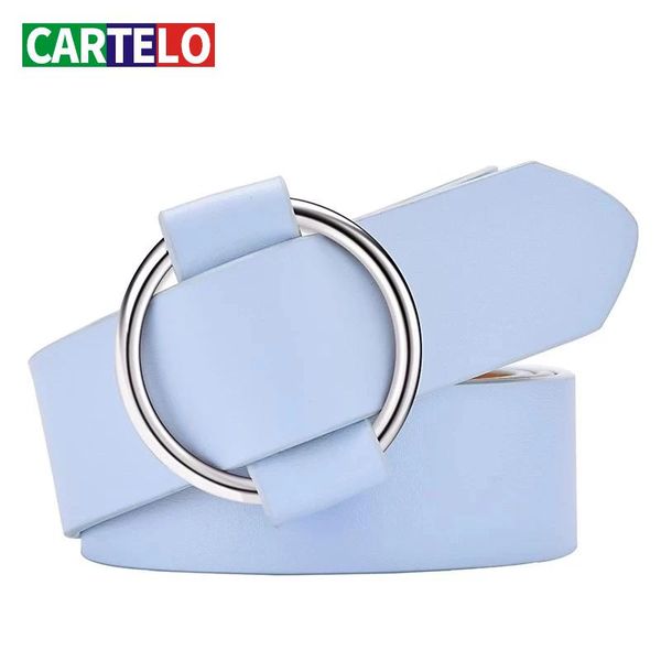belts cartelo fashion round ring buckle belt woman cowhide genuine leather for women leisure jeans waist, Black;brown
belts cartelo fashion round ring buckle belt woman cowhide genuine leather for women leisure jeans waist, Black;brown