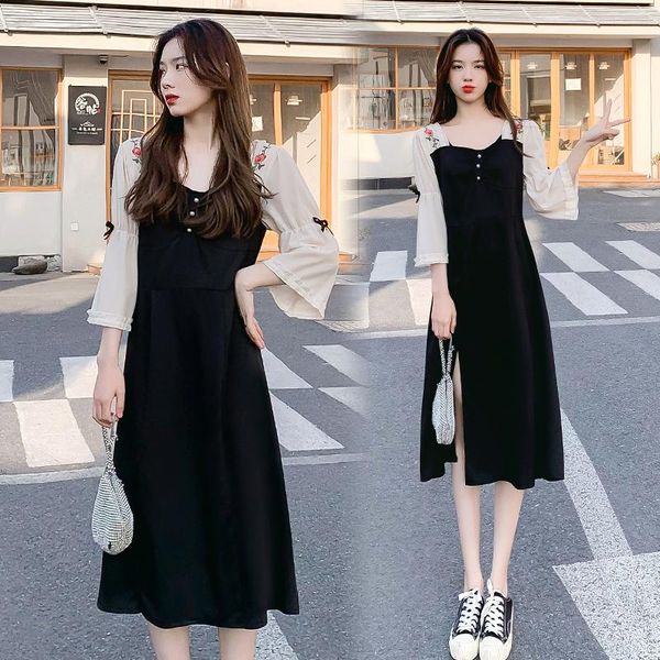 maternity dresses 980# clothes summer short sleeves patchwork embroidered loose stylish dress pregnant women pregnancy, White
maternity dresses 980# clothes summer short sleeves patchwork embroidered loose stylish dress pregnant women pregnancy, White