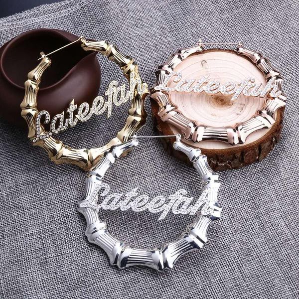 hoop & huggie lateefah customize stainless steel bamboo name earring with personality letter custom statement words jewelry, Golden;silver
hoop & huggie lateefah customize stainless steel bamboo name earring with personality letter custom statement words jewelry, Golden;silver