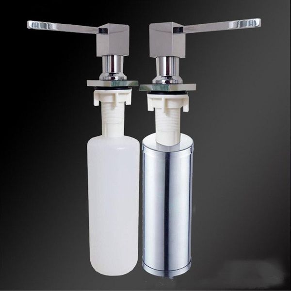 liquid soap dispenser black/chrome brass square pump with bottle finished dispensers built in kitchen sink bathroom
liquid soap dispenser black/chrome brass square pump with bottle finished dispensers built in kitchen sink bathroom