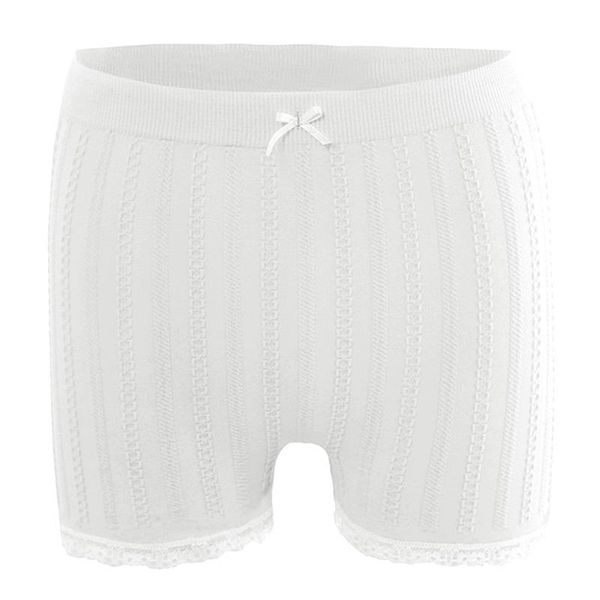 women's shorts cotton women's lace patchwork women safety pants high waist solid color underpants, White;black
women's shorts cotton women's lace patchwork women safety pants high waist solid color underpants, White;black