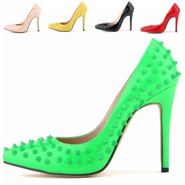 timetang 8 colors fashion punk rivet women pumps high heels .5cm pointed toe stiletto ladies dress boat shoes big size 35-42, Black
timetang 8 colors fashion punk rivet women pumps high heels .5cm pointed toe stiletto ladies dress boat shoes big size 35-42, Black
