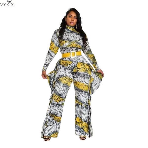 women's jumpsuits & rompers women clothes 2021 jumpsuit full sleeve o-neck print ruffles street wide leg night club romper outfits wome, Black;white
women's jumpsuits & rompers women clothes 2021 jumpsuit full sleeve o-neck print ruffles street wide leg night club romper outfits wome, Black;white