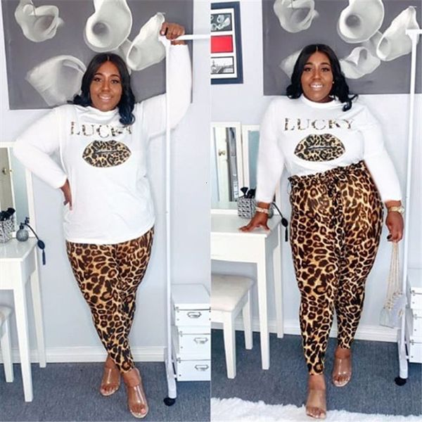 2021 new plus size clothes xl-5xl 2 piece set women outfit lucky print leopard leggings sweatsuit tracksuit wholesale dropshipping n6uq, Gray
2021 new plus size clothes xl-5xl 2 piece set women outfit lucky print leopard leggings sweatsuit tracksuit wholesale dropshipping n6uq, Gray