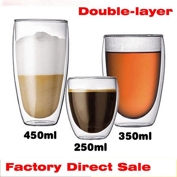 double-layer glass cup heat-resistant insulated sglass for coffee water drinking double walled glassware transparent cup
double-layer glass cup heat-resistant insulated sglass for coffee water drinking double walled glassware transparent cup