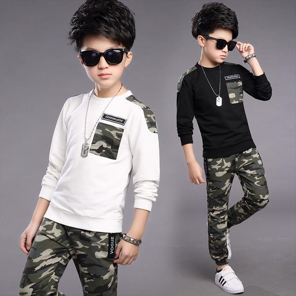 children clothing sets for boys camouflage sports suits spring kids tracksuits teenage sportswear 4 6 8 9 10 12 years, White
children clothing sets for boys camouflage sports suits spring kids tracksuits teenage sportswear 4 6 8 9 10 12 years, White