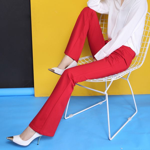 spring and summer long micro speaker high waist women's big pants fashion wear solid work color drape tide 1vim, Black;white
spring and summer long micro speaker high waist women's big pants fashion wear solid work color drape tide 1vim, Black;white