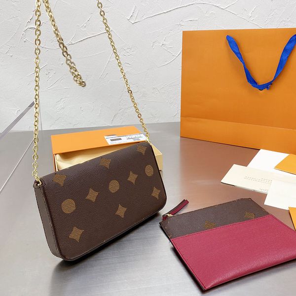 2021 womens luxurys designers shoulder bags multi felicie pochette wallet on chains card holder calfskin messenger crossbody purse outdoor s
2021 womens luxurys designers shoulder bags multi felicie pochette wallet on chains card holder calfskin messenger crossbody purse outdoor s