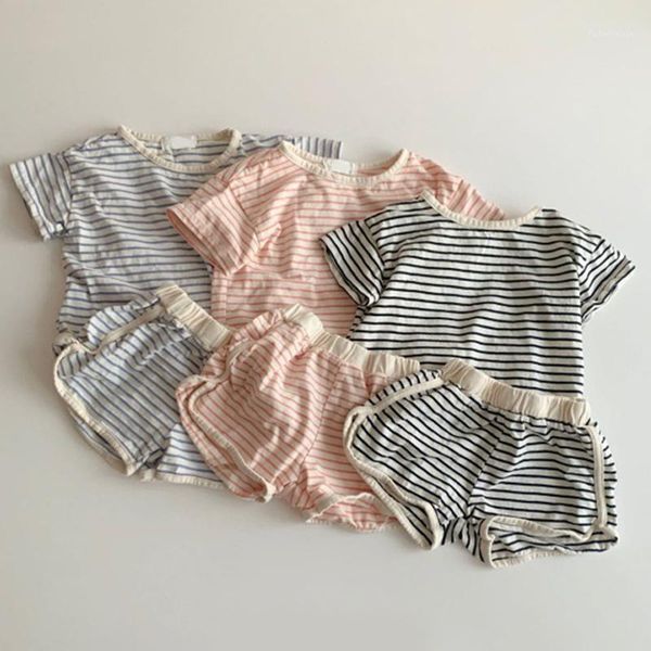 clothing sets girls boys summer casual set fashion toddler baby striped t-shirt shorts outfits 2pcs children korean active clothes1, White
clothing sets girls boys summer casual set fashion toddler baby striped t-shirt shorts outfits 2pcs children korean active clothes1, White