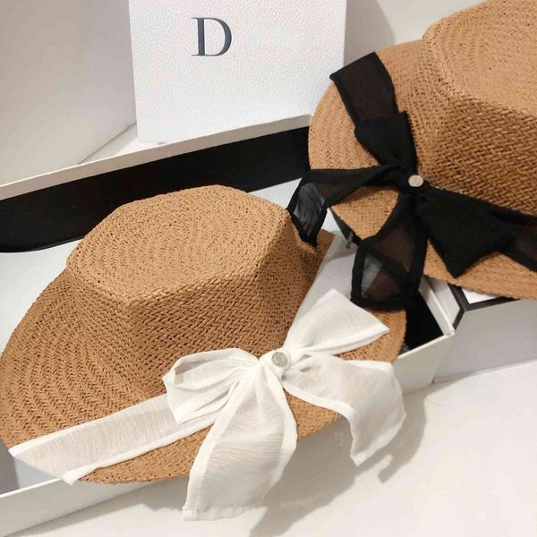 net red ins summer travel straw hat fashion bow wide brim square hat beach vacation sun hat, Black;white
net red ins summer travel straw hat fashion bow wide brim square hat beach vacation sun hat, Black;white