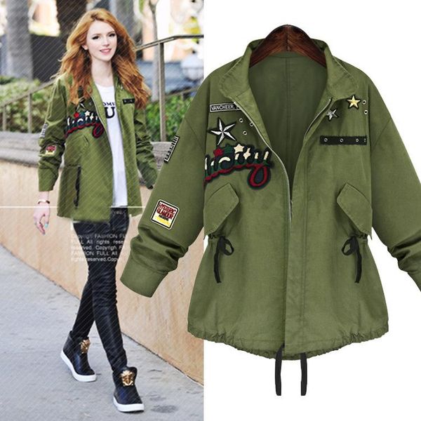 women's jackets windbreaker jacket wild loose zipper cardigan women 2021 autumn, Black;brown
women's jackets windbreaker jacket wild loose zipper cardigan women 2021 autumn, Black;brown