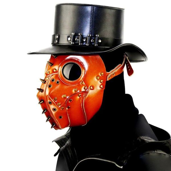 party masks steampunk plague bird mask with rivet gothic halloween cosplay accessories burlesque punk pu leather masquerade props
party masks steampunk plague bird mask with rivet gothic halloween cosplay accessories burlesque punk pu leather masquerade props
