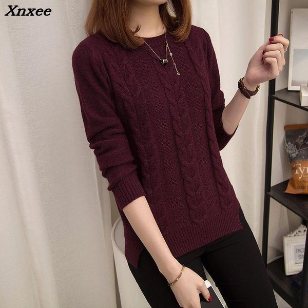 women's sweaters xnxee the twist sweater 43 split hem female sleeve head slim all-match loose students long sleeved bottoming, White;black
women's sweaters xnxee the twist sweater 43 split hem female sleeve head slim all-match loose students long sleeved bottoming, White;black