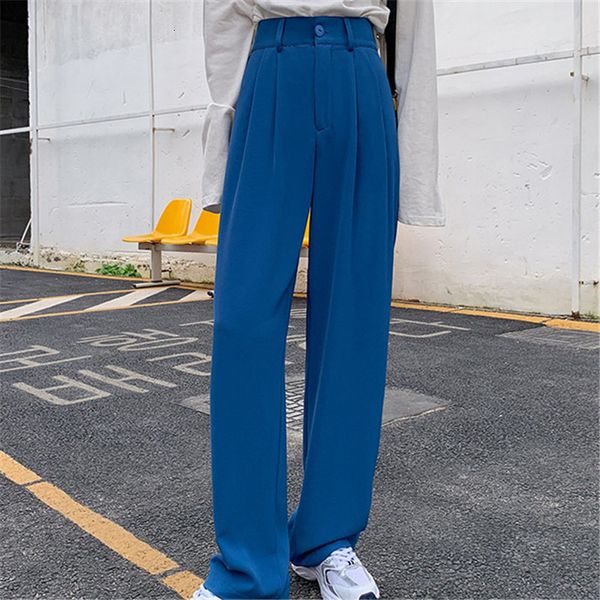 new plus size korean women high waist brief all match 2021 thin chic office lady wide leg pants spring stylish solid trousers para, Black;white
new plus size korean women high waist brief all match 2021 thin chic office lady wide leg pants spring stylish solid trousers para, Black;white