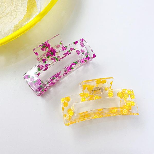 hair clips & barrettes 2021 korean fruit series clip fashion acrylic exquisite accessories headdress horsetail grab large, Golden;silver
hair clips & barrettes 2021 korean fruit series clip fashion acrylic exquisite accessories headdress horsetail grab large, Golden;silver
