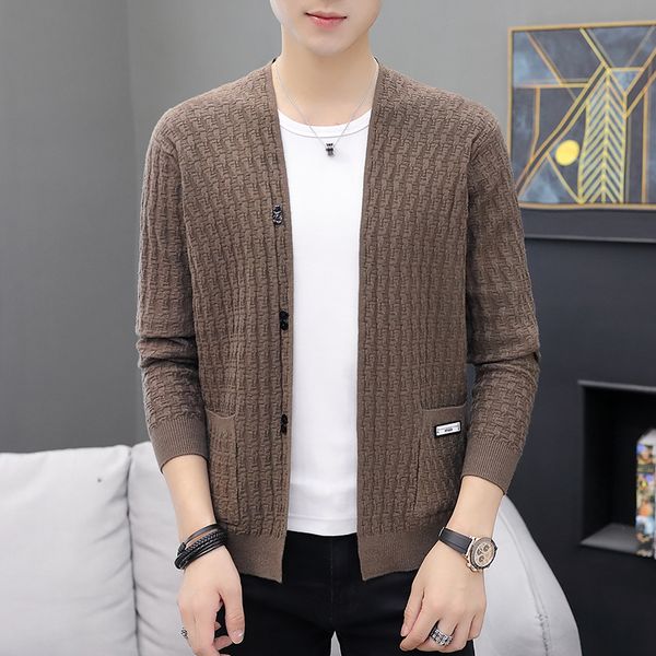 new autumn male fashion cardigan 2021 released simple front pocket sweater with low-v casual men's shirt streetwear 2pfp, White;black
new autumn male fashion cardigan 2021 released simple front pocket sweater with low-v casual men's shirt streetwear 2pfp, White;black