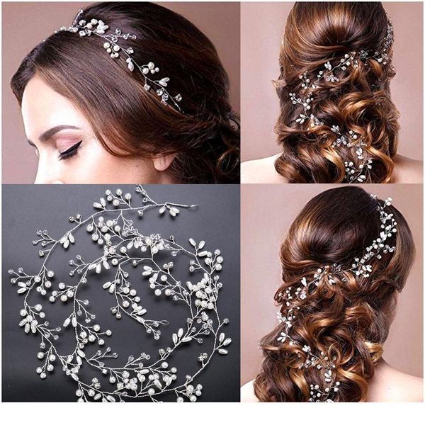 2020 wedding hair accessories crystal pearl headband tiara flower headpiece hair vine women hair jewelry bridal acc jllgnf, Silver
2020 wedding hair accessories crystal pearl headband tiara flower headpiece hair vine women hair jewelry bridal acc jllgnf, Silver