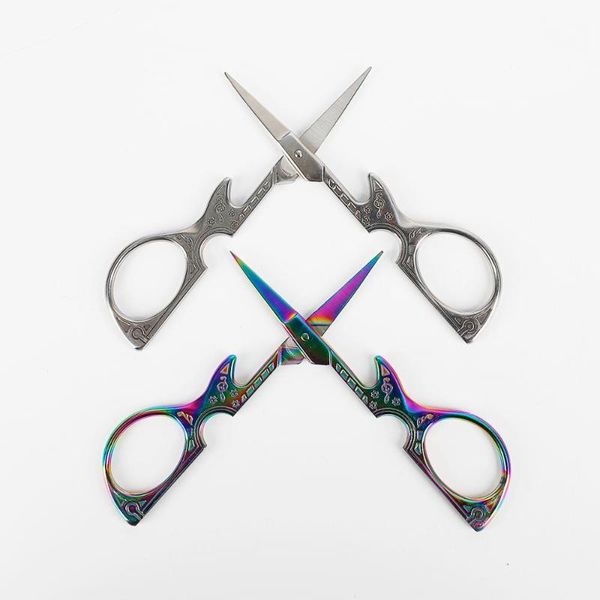 stainless steel scissors vintage classic embroidery craft sewing guitar shape scissors home tool, Black
stainless steel scissors vintage classic embroidery craft sewing guitar shape scissors home tool, Black