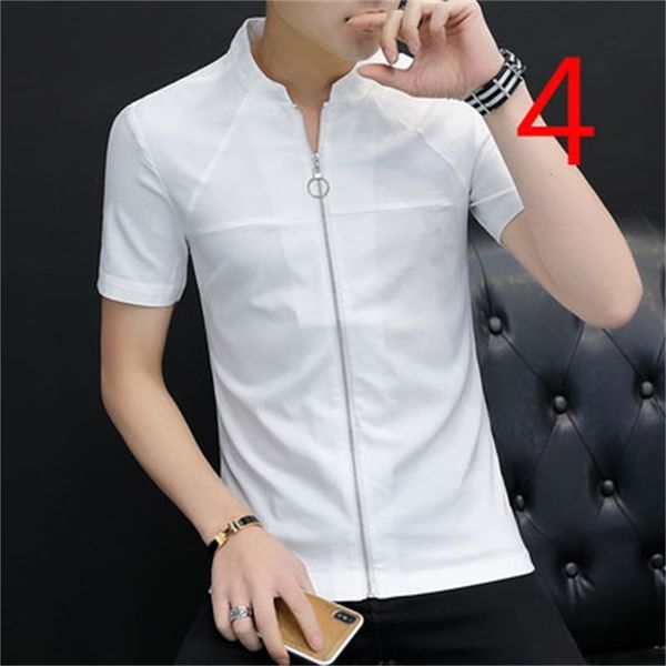 new 2021 summer trend men's fashion stretch bottoming shirt tight round neck korean version of the self-cultivation tide 3o3c, White;black
new 2021 summer trend men's fashion stretch bottoming shirt tight round neck korean version of the self-cultivation tide 3o3c, White;black