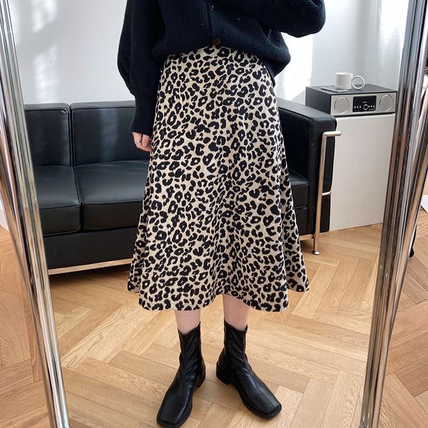 2021 spring high a-line fashion stretch waist women leopard print skirt jupe femme saia 7vzo, Black
2021 spring high a-line fashion stretch waist women leopard print skirt jupe femme saia 7vzo, Black