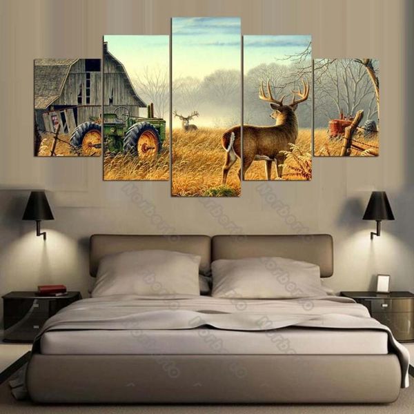 paintings animals and natural landscape canvas painting wall poster old house forest wide grassland deer for home rooms decorati
paintings animals and natural landscape canvas painting wall poster old house forest wide grassland deer for home rooms decorati