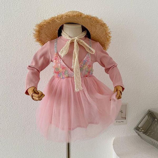 girl's dresses fashion girls pink sweet dress kids mesh patchwork autumn fall outfits children's casual costume floral clothes, Red;yellow
girl's dresses fashion girls pink sweet dress kids mesh patchwork autumn fall outfits children's casual costume floral clothes, Red;yellow
