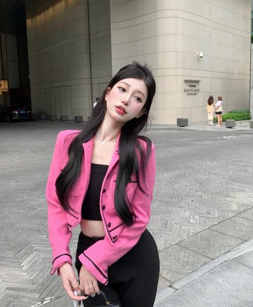 women's jackets french style retro socialite tweed short coat women 's clothing early autumn contrast color lapels outer wear slim, Black;brown
women's jackets french style retro socialite tweed short coat women 's clothing early autumn contrast color lapels outer wear slim, Black;brown