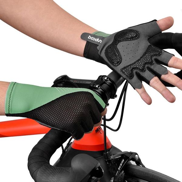 cycling gloves half finger anti-slip shockproof gel padde summer road bike glove, Black
cycling gloves half finger anti-slip shockproof gel padde summer road bike glove, Black